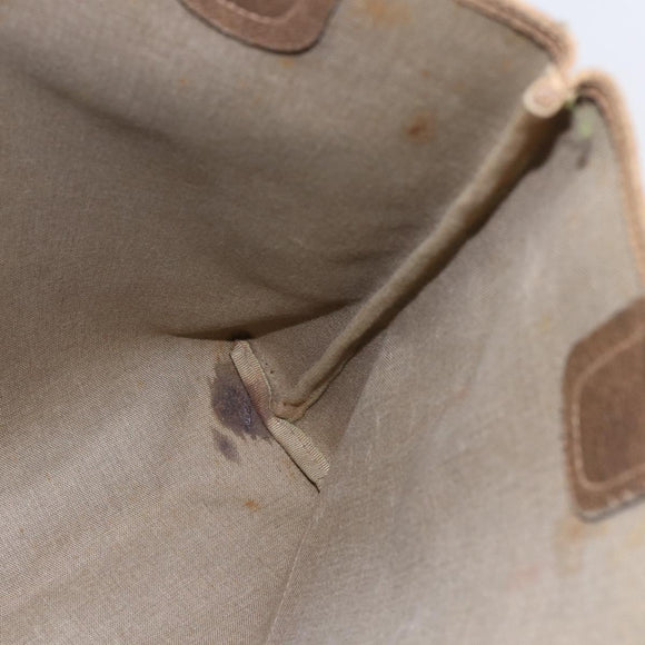 GUCCI GG Supreme Web Sherry Line Tote Bag PVC Beige Red 39 02 003 Auth 142515