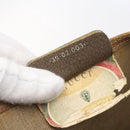 GUCCI GG Supreme Web Sherry Line Tote Bag PVC Beige Red 39 02 003 Auth 142515-20