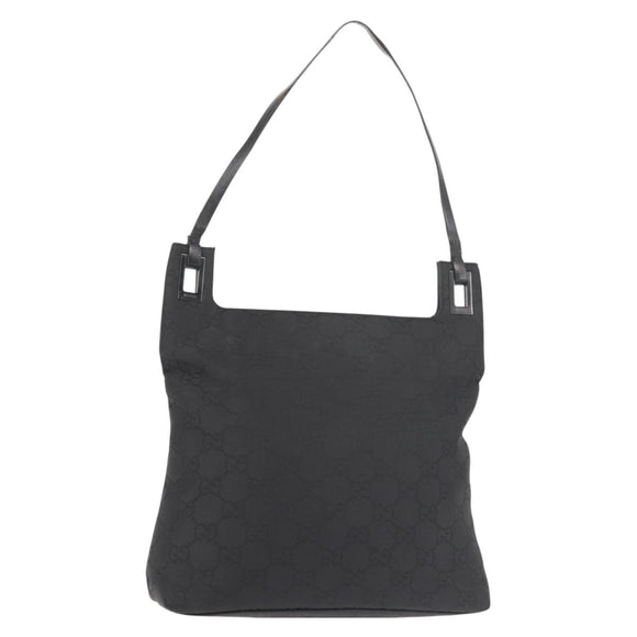 GUCCI GG Canvas Tote Bag Black 001 3102 Auth 142519