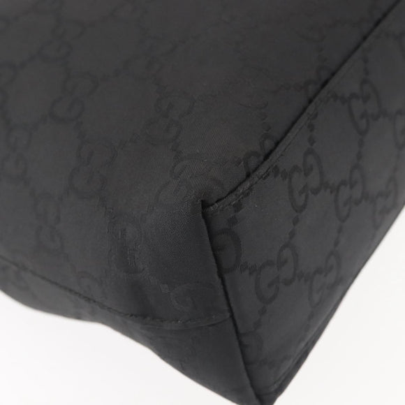 GUCCI GG Canvas Tote Bag Black 001 3102 Auth 142519