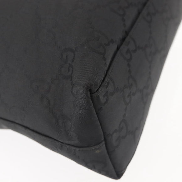 GUCCI GG Canvas Tote Bag Black 001 3102 Auth 142519