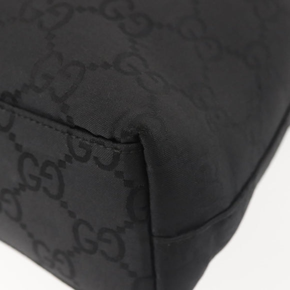 GUCCI GG Canvas Tote Bag Black 001 3102 Auth 142519