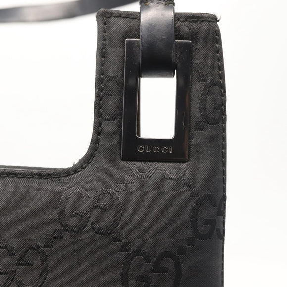 GUCCI GG Canvas Tote Bag Black 001 3102 Auth 142519