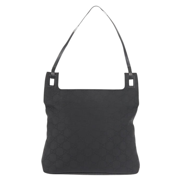 GUCCI GG Canvas Tote Bag Black 001 3102 Auth 142519