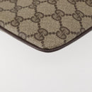 GUCCI GG Supreme Web Sherry Line Shoulder Bag PVC Beige 904 02 047 Auth 142525-10