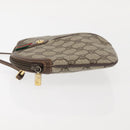 GUCCI GG Supreme Web Sherry Line Shoulder Bag PVC Beige 904 02 047 Auth 142525-5