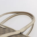 GUCCI GG Supreme Tote Bag PVC Beige Silver 114595 Auth 142526-8