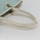 GUCCI GG Canvas Tote Bag Light Blue Gold 002 1098 3444 Auth 142530-7