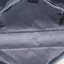 GUCCI GG Canvas Tote Bag Black Silver 113016 Auth 142531-10