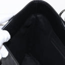 GUCCI GG Canvas Tote Bag Black Silver 113016 Auth 142531-19