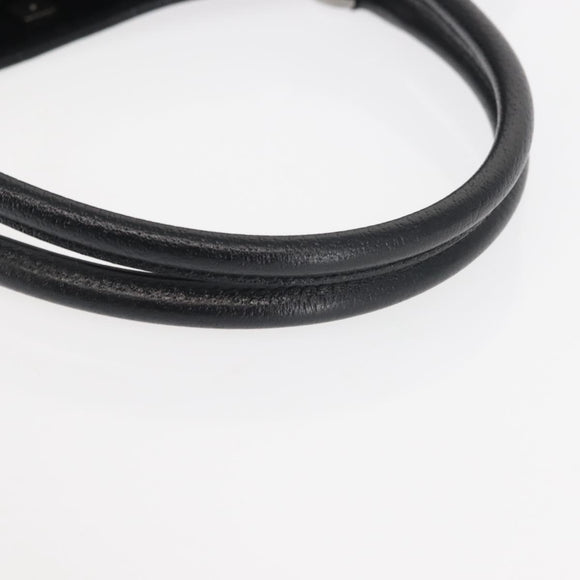 GUCCI GG Canvas Tote Bag Black Silver 113016 Auth 142531