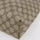 GUCCI GG Supreme Web Sherry Line Tote Bag PVC Beige Red 378 02 003 Auth 142533-15