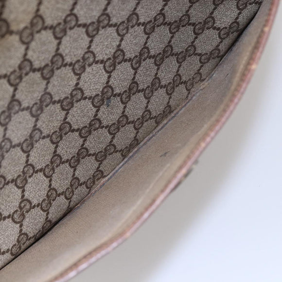 GUCCI GG Supreme Web Sherry Line Tote Bag PVC Beige Red 378 02 003 Auth 142533