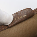 GUCCI GG Supreme Web Sherry Line Tote Bag PVC Beige Red 378 02 003 Auth 142533-12