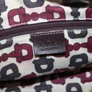 GUCCI GG Canvas Guccissima Hand Bag Leather Brown Gold 130942 Auth 142535-16