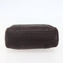 GUCCI GG Canvas Guccissima Hand Bag Leather Brown Gold 130942 Auth 142535-9