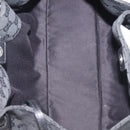 GUCCI GG Canvas Hand Bag Black Silver 94898 Auth 142537-11