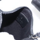 GUCCI GG Canvas Hand Bag Black Silver 94898 Auth 142537-21