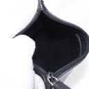 GUCCI GG Canvas Hand Bag Black Silver 94898 Auth 142537-22