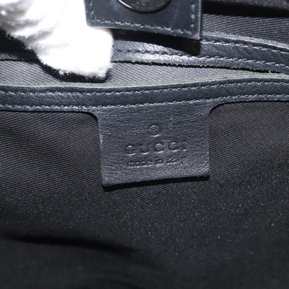 GUCCI GG Crystal Tote Bag Gold Navy 197953 Auth 142538