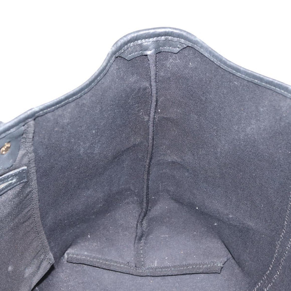 GUCCI GG Crystal Tote Bag Gold Navy 197953 Auth 142538