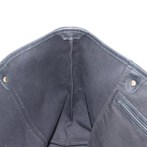 GUCCI GG Crystal Tote Bag Gold Navy 197953 Auth 142538