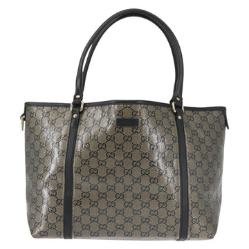 GUCCI GG Crystal Tote Bag Gold Navy 197953 Auth 142538 - 0