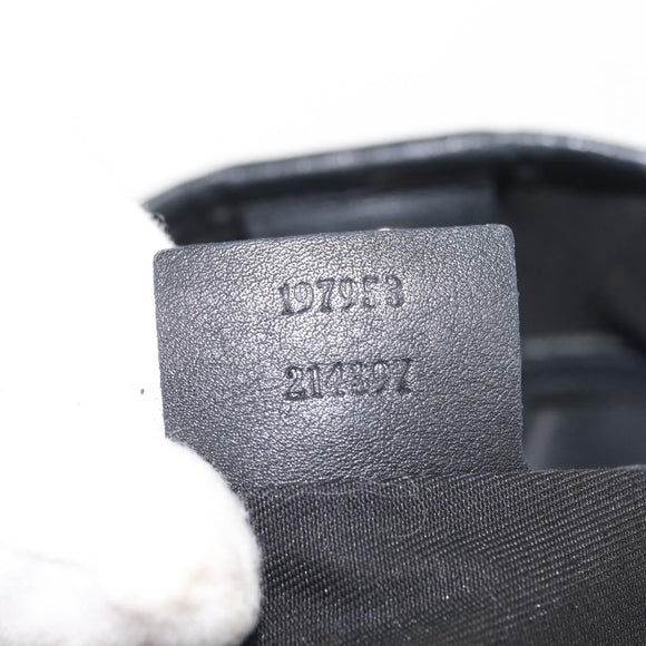 GUCCI GG Crystal Tote Bag Gold Navy 197953 Auth 142538