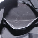 GUCCI Bamboo Hand Bag Canvas 2way Black Silver 001 1638 1705 Auth 142542-22