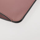 GUCCI Shoulder Bag Leather Pink Silver Auth 142544-9