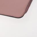 GUCCI Shoulder Bag Leather Pink Silver Auth 142544-16