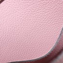 GUCCI Shoulder Bag Leather Pink Silver Auth 142544-12