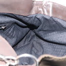 GUCCI Bamboo Hand Bag Nylon 2way Khaki Silver 001 1577 2615 Auth 142547-18