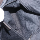 GUCCI Bamboo Hand Bag Nylon 2way Khaki Silver 001 1577 2615 Auth 142547-20