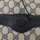 GUCCI GG Supreme Shoulder Bag PVC Navy Gold 001 084 0853 Auth 142551-17