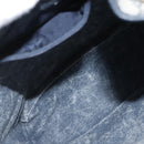 GUCCI GG Supreme Shoulder Bag PVC Navy Gold 001 084 0853 Auth 142551-10