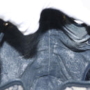 GUCCI GG Supreme Shoulder Bag PVC Navy Gold 001 084 0853 Auth 142551-21