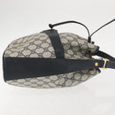 GUCCI GG Supreme Shoulder Bag PVC Navy Gold 001 084 0853 Auth 142551-3