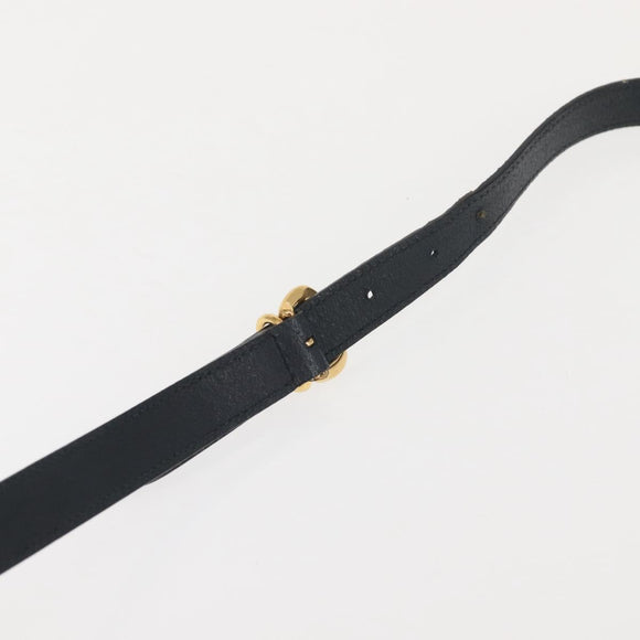 GUCCI GG Supreme Shoulder Bag PVC Navy Gold 001 084 0853 Auth 142551