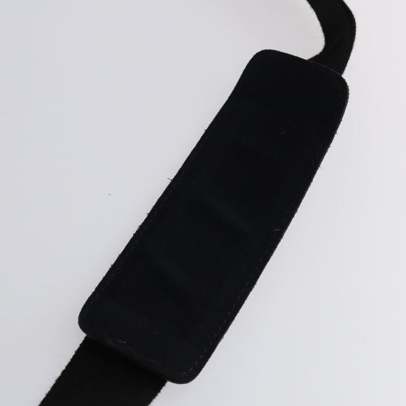 BVLGARI Boston Bag Leather 2way Black Silver Auth 142552