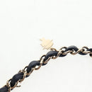 CHANEL Matelasse Chain Shoulder Bag Tweed Red Gold CC Auth 142564M-16