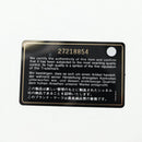 CHANEL Matelasse Vanity Pouch Lamb Skin Black Silver CC Auth 142565M-25