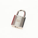 HERMES Bolide 31 Hand Bag Taurillon Leather Red Silver Auth 142568M-27