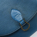 LOUIS VUITTON Epi Saint Cloud GM Shoulder Bag Toledo Blue M52195 LV Auth 142604-18