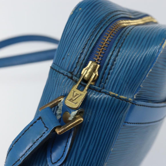 LOUIS VUITTON Epi Trocadero 27 Shoulder Bag Blue M52315 LV Auth 142606
