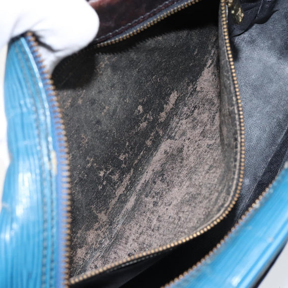 LOUIS VUITTON Epi Trocadero 27 Shoulder Bag Blue M52315 LV Auth 142606