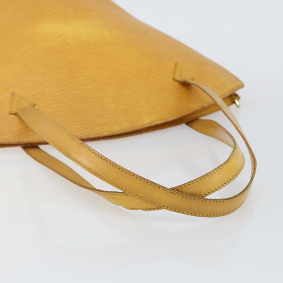 LOUIS VUITTON Epi Saint Jacques Shopping Shoulder Bag Yellow M52269 Auth 142607