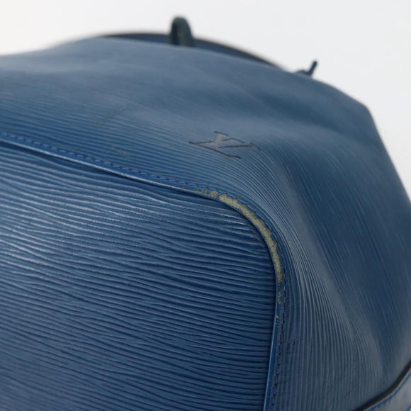 LOUIS VUITTON Epi Petit Noe Shoulder Bag Blue M44105 LV Auth 142610