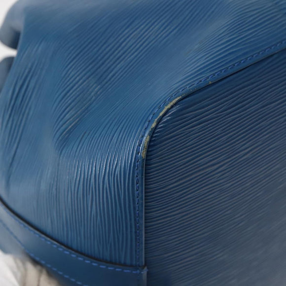 LOUIS VUITTON Epi Petit Noe Shoulder Bag Blue M44105 LV Auth 142610