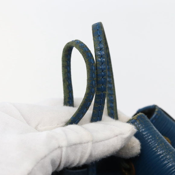 LOUIS VUITTON Epi Petit Noe Shoulder Bag Blue M44105 LV Auth 142610